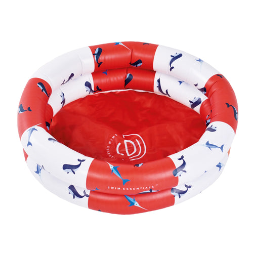Red white Whale - Baby Pool - 60 cm by Swim Essentials