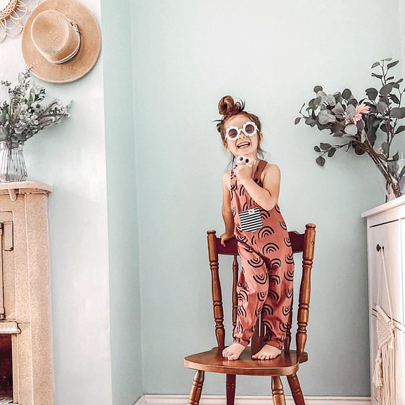 No Rain, No Rainbow Easyfit Dungaree by Turtledove