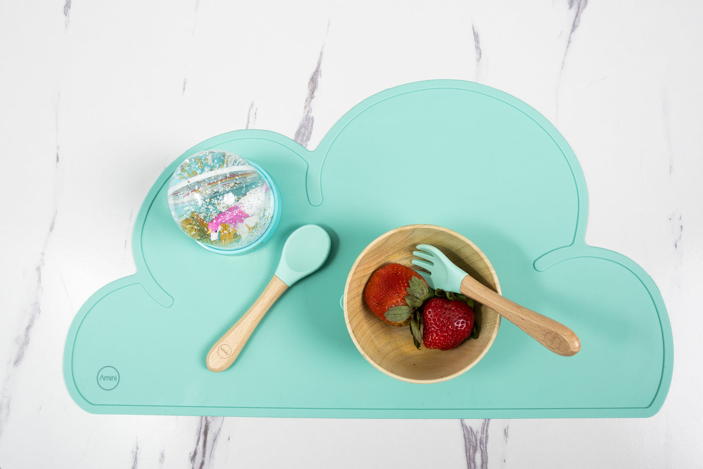 Kids Silicone Placemat Turquoise by Amini