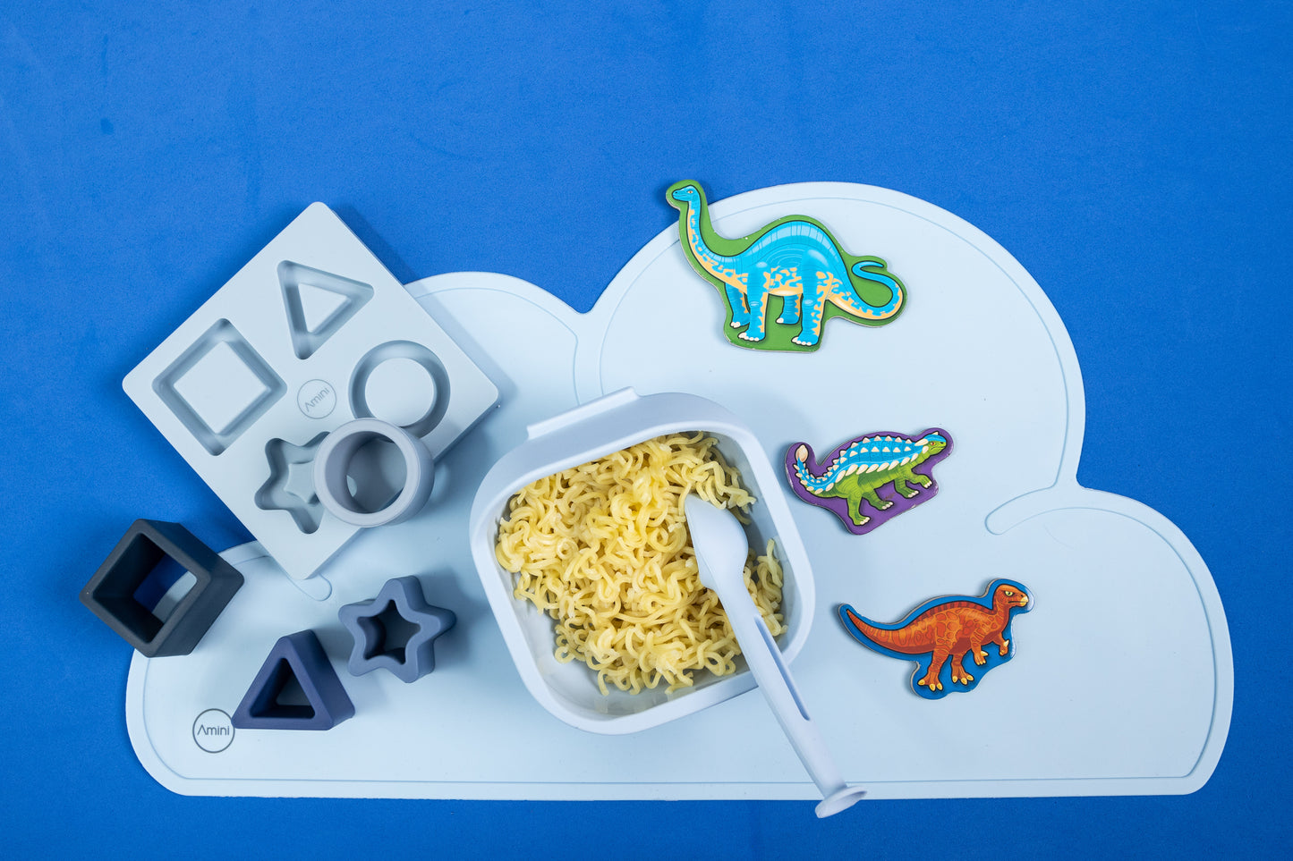 Kids Silicone Placemat Blue by Amini