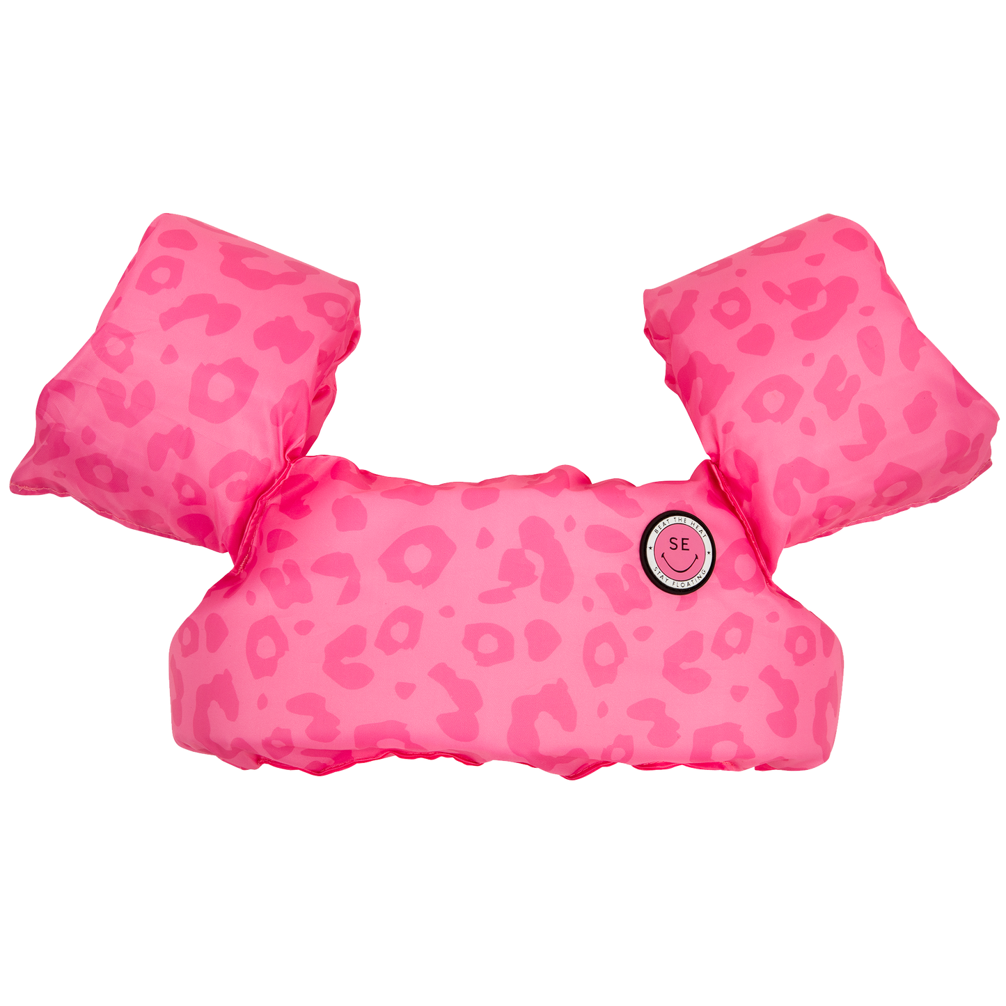 Neon Pink Leopard Puddle Jumper 2-6 years by Swim Essentials