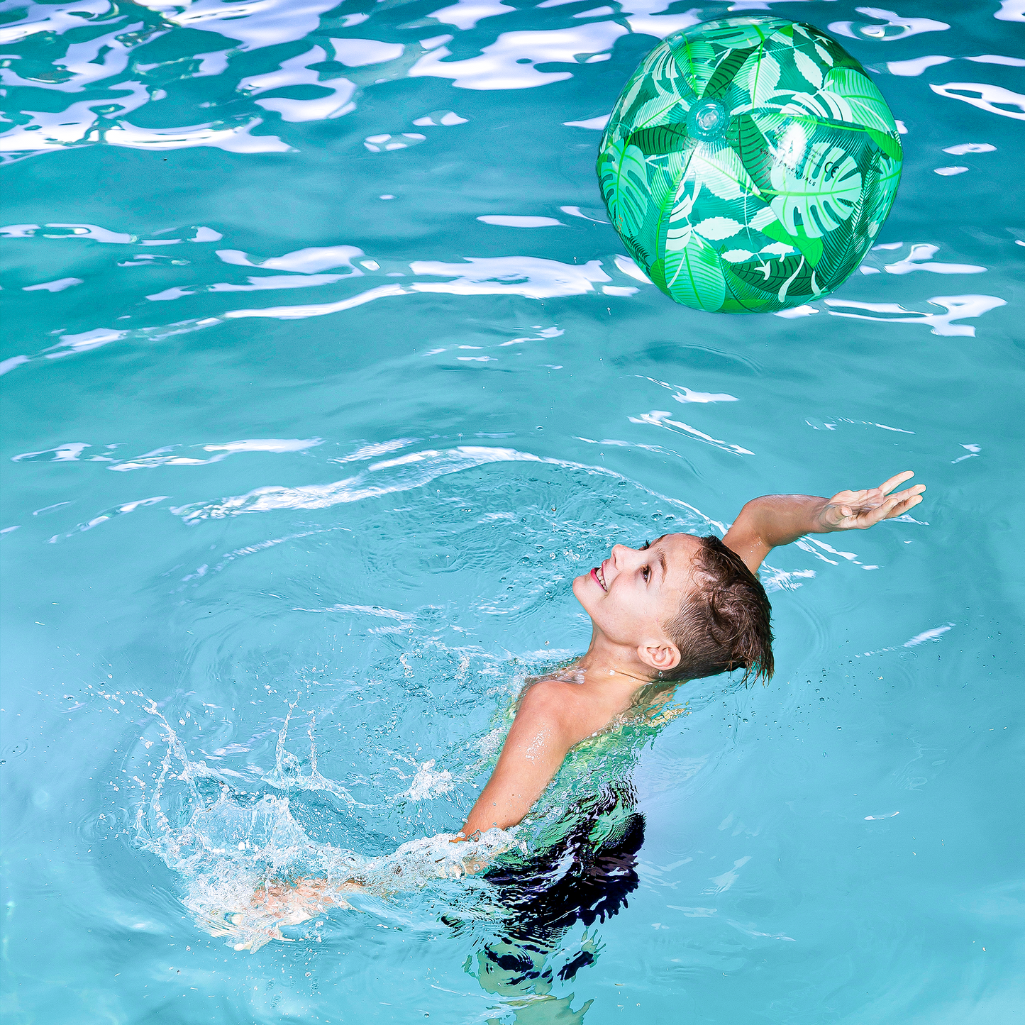 Tropical Print Beach ball by Swim Essentials