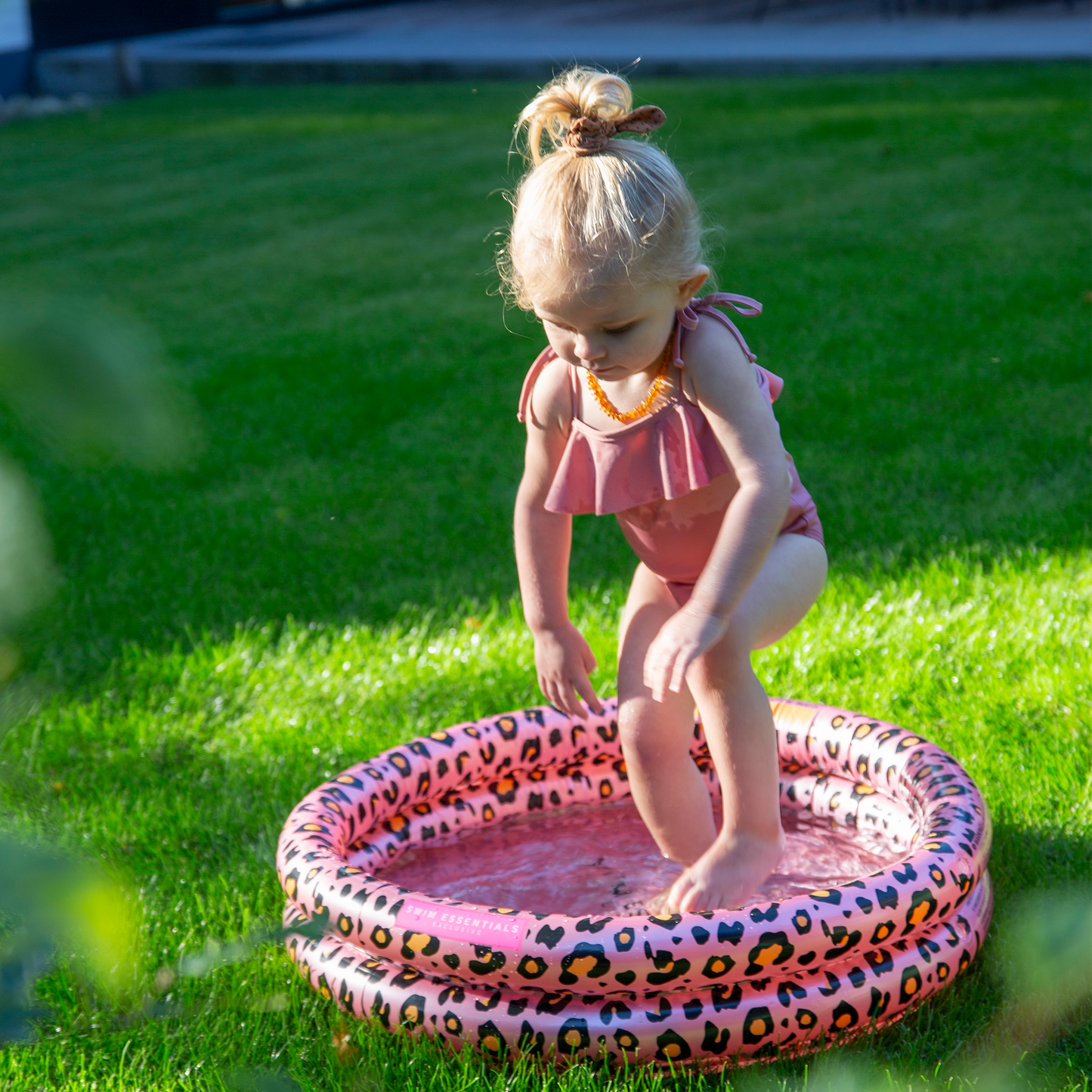Rose Gold Leopard Printed Baby pool - 60 cm By Swim Essentials