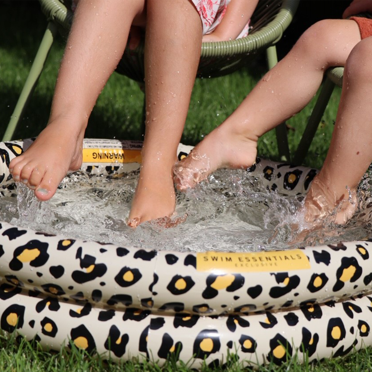 Beige Leopard Printed Baby pool - 60 cm By Swim Essentials