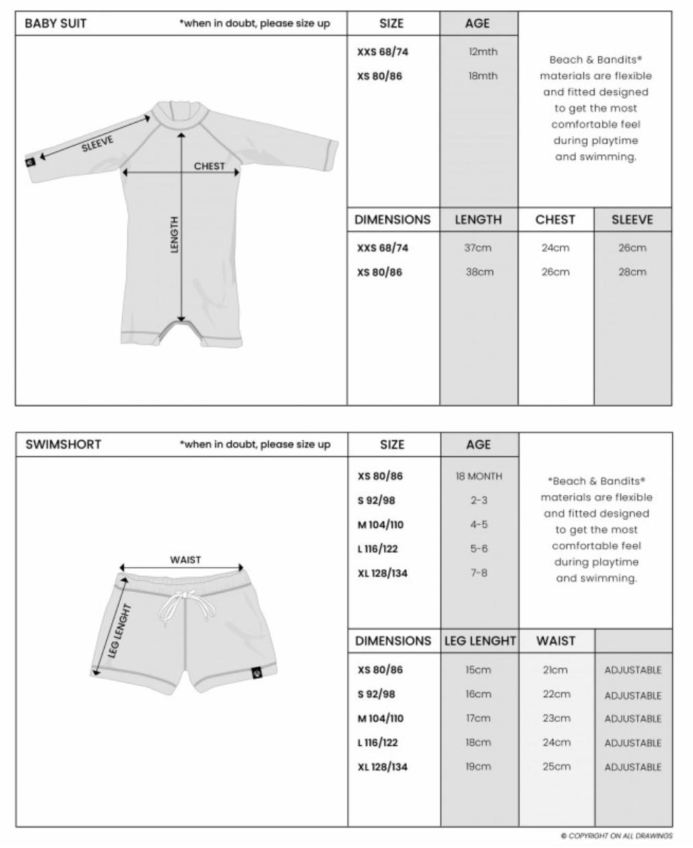 Let's get Lost swimshort by Beach & Bandits