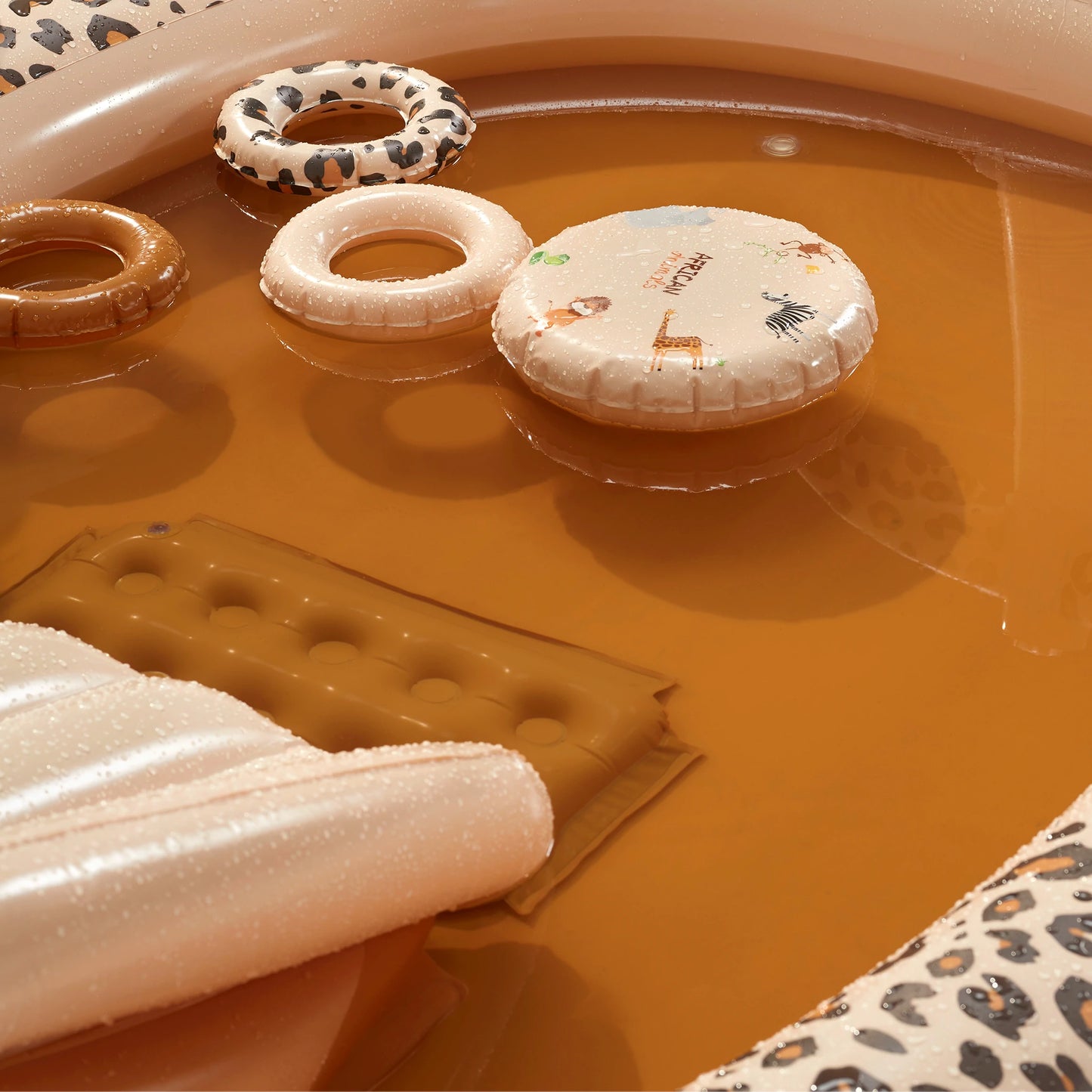 Beige Leopard Print Play Pool - By Swim Essentials