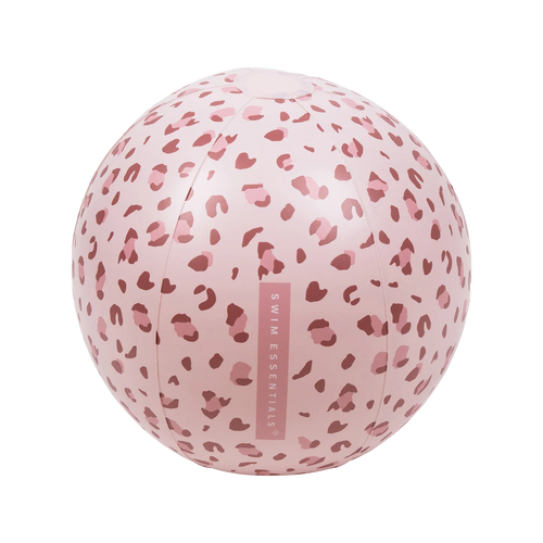 Pastel Pink Leopard - Beach Ball - 51 cm by Swim Essentials