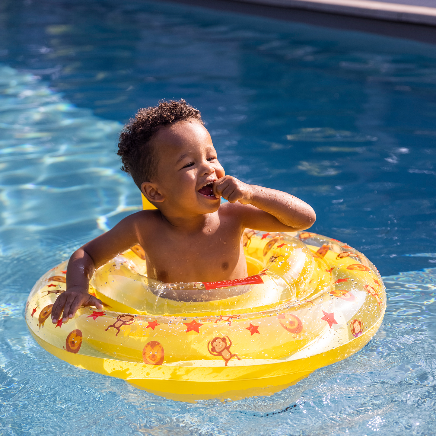 Yellow Circus Baby Float 0-1 year by Swim Essentials