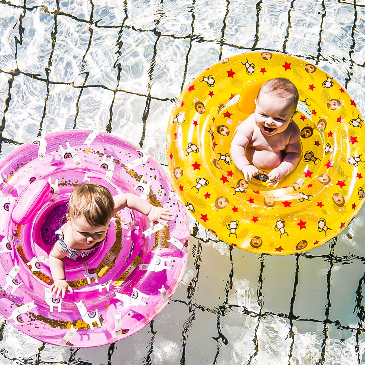 Yellow Circus Baby Float 0-1 year by Swim Essentials