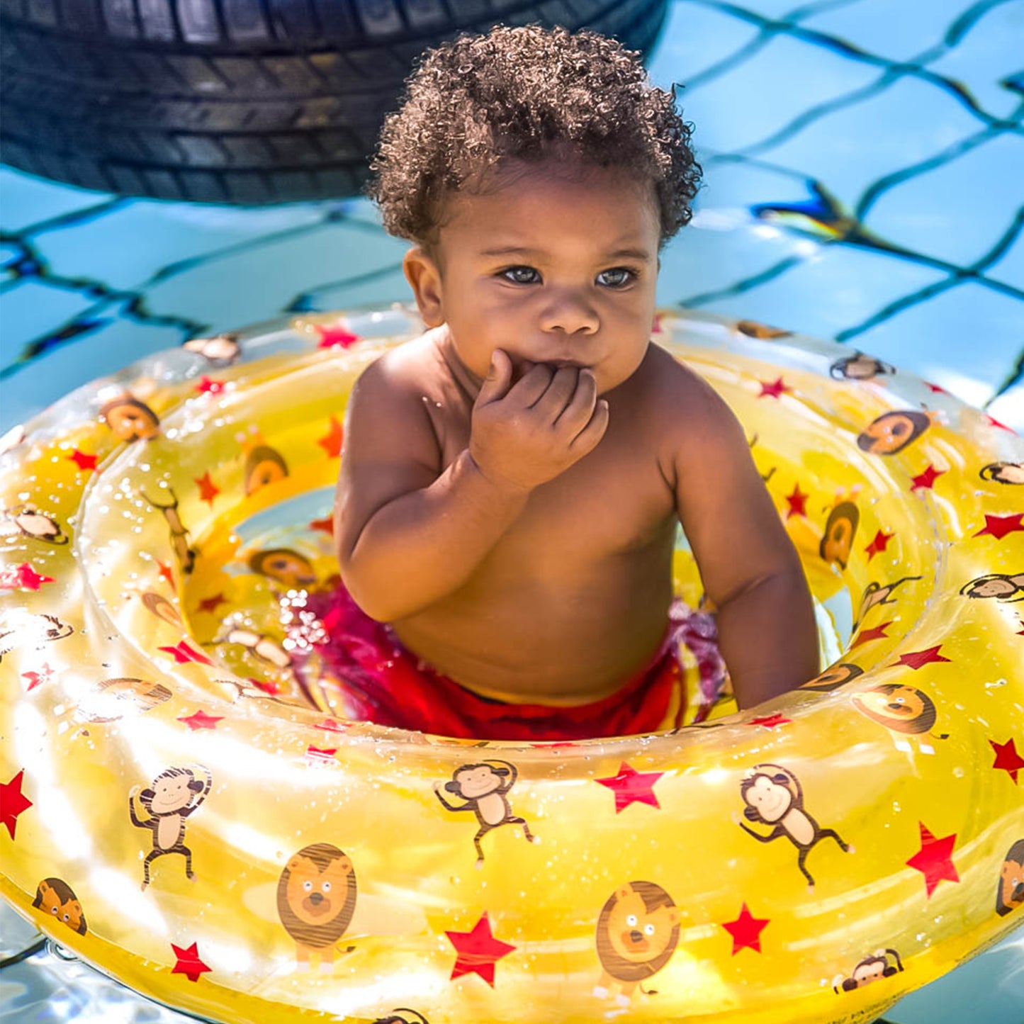 Yellow Circus Baby Float 0-1 year by Swim Essentials