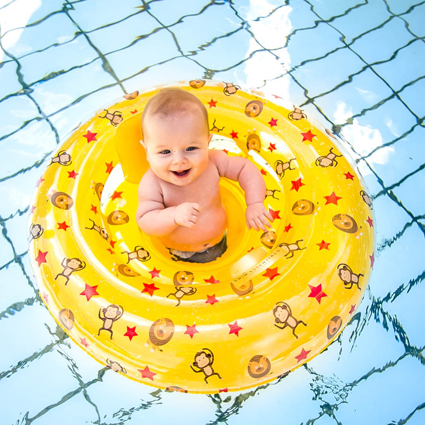Yellow Circus Baby Float 0-1 year by Swim Essentials