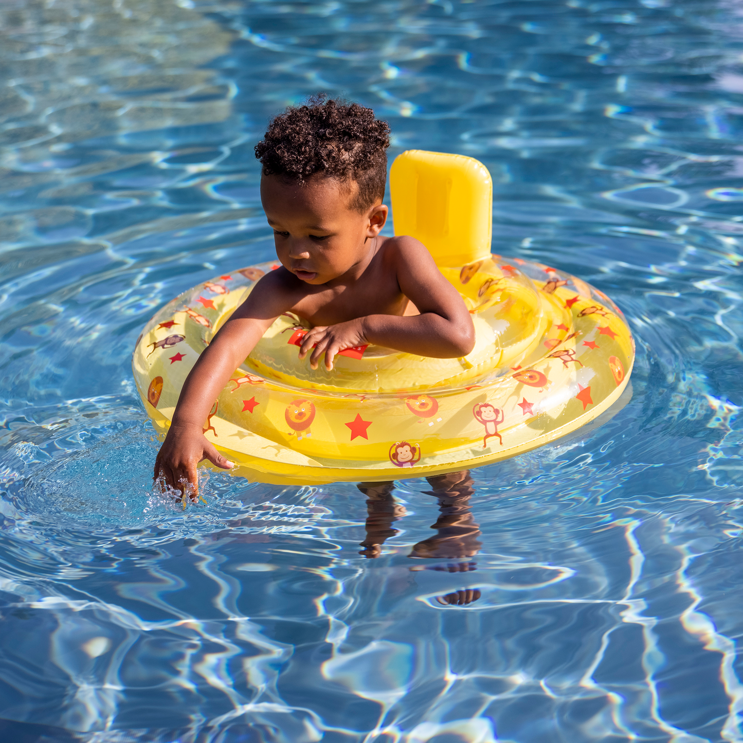 Yellow Circus Baby Float 0-1 year by Swim Essentials