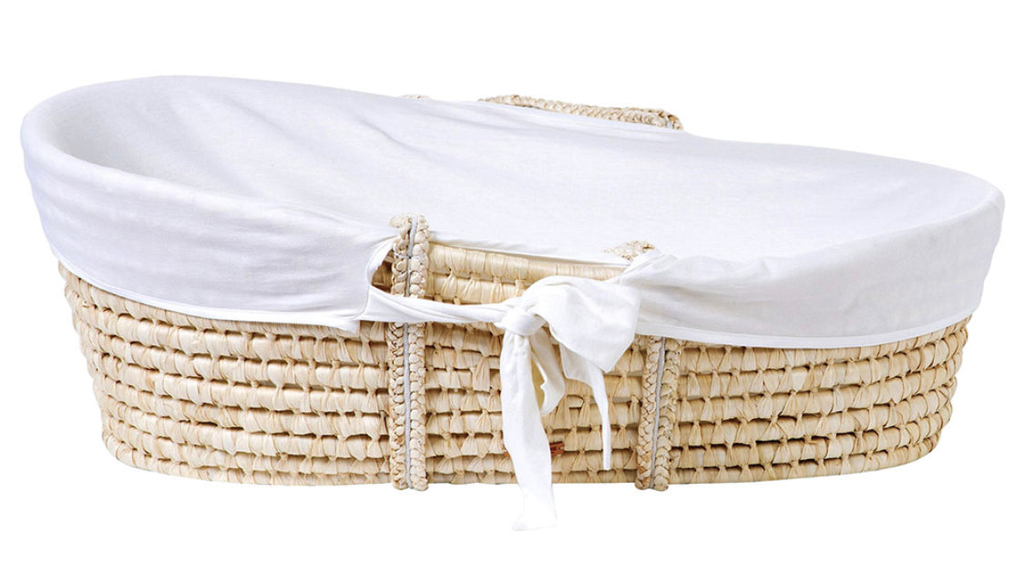 Moses Basket + Mattress + cover by Childhome