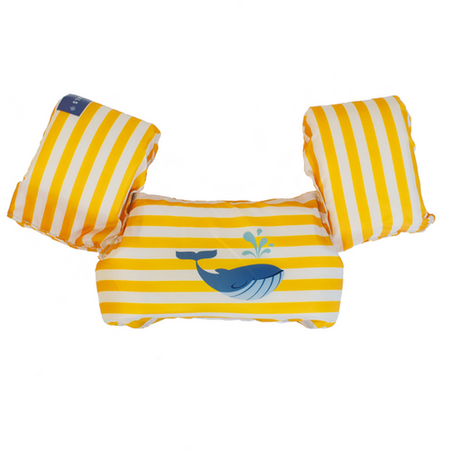 Yellow-White Whale - Puddle Jumper - Kids by Swim Essentials