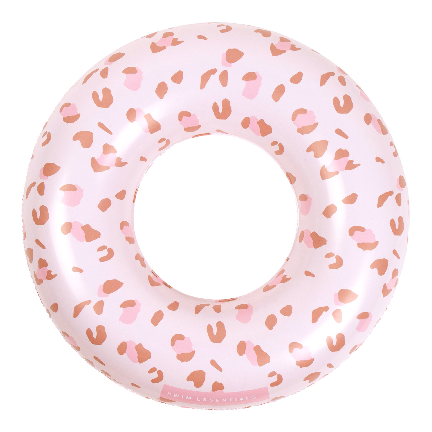 Pastel pink leopard Swimring 90 cm - By Swim Essentials