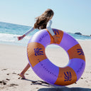 Palm Trees Purple - Swim Ring - 120 cm by Swim Essentials