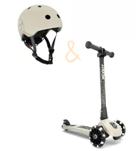 Load image into Gallery viewer, Bundle - highwaykick 3 LED + helmet by Scoot &amp; ride
