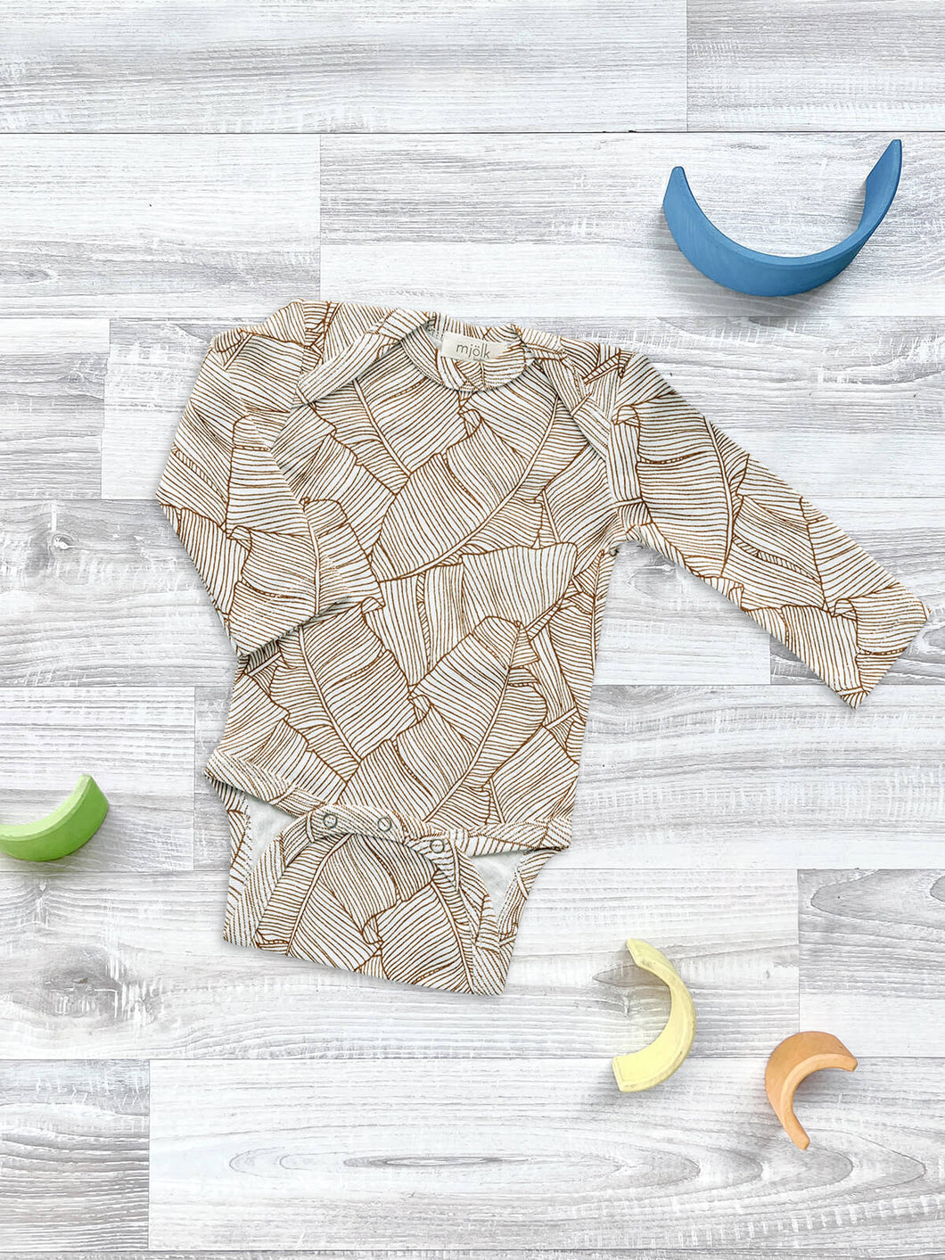 Bodysuit Palm Tree with long sleeves by MJÖLK
