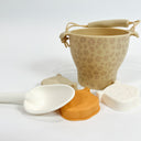 Beige Leopard Silicone set - Sand Bucket Set by Swim Essentials