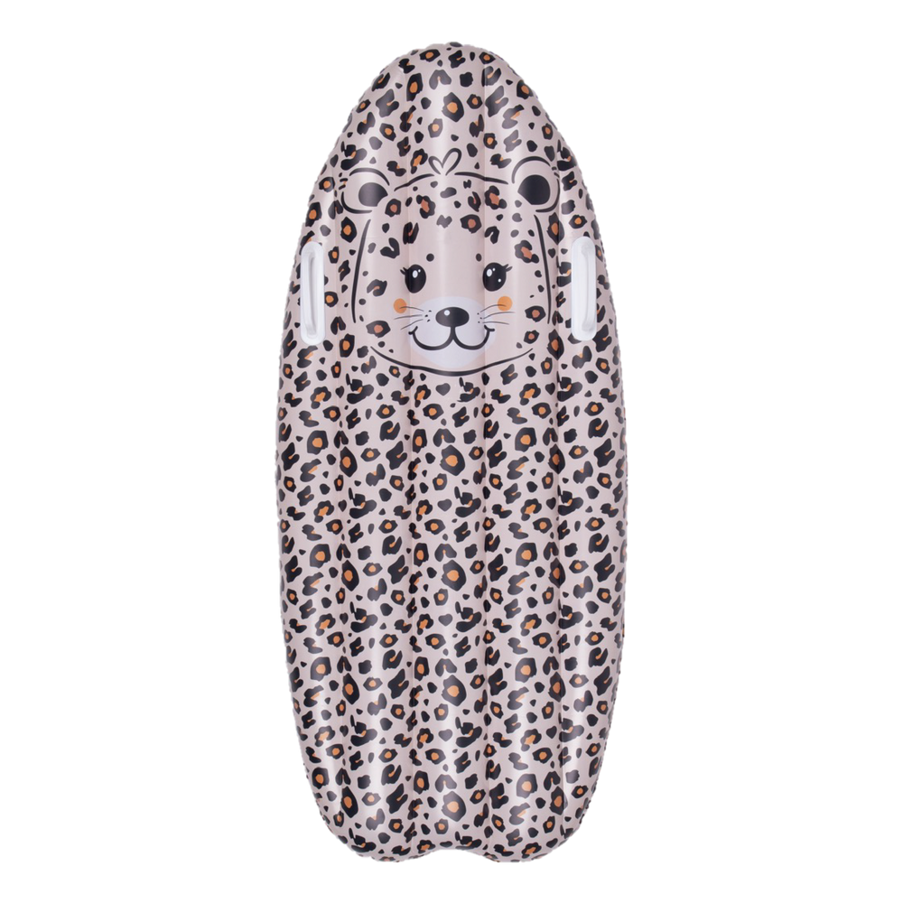 Beige Leopard - Surfboard - 120 cm by Swim Essentials