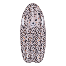 Load image into Gallery viewer, Beige Leopard Luxe inflatable Surfboard 120 cm with handles - By Swim Essentials
