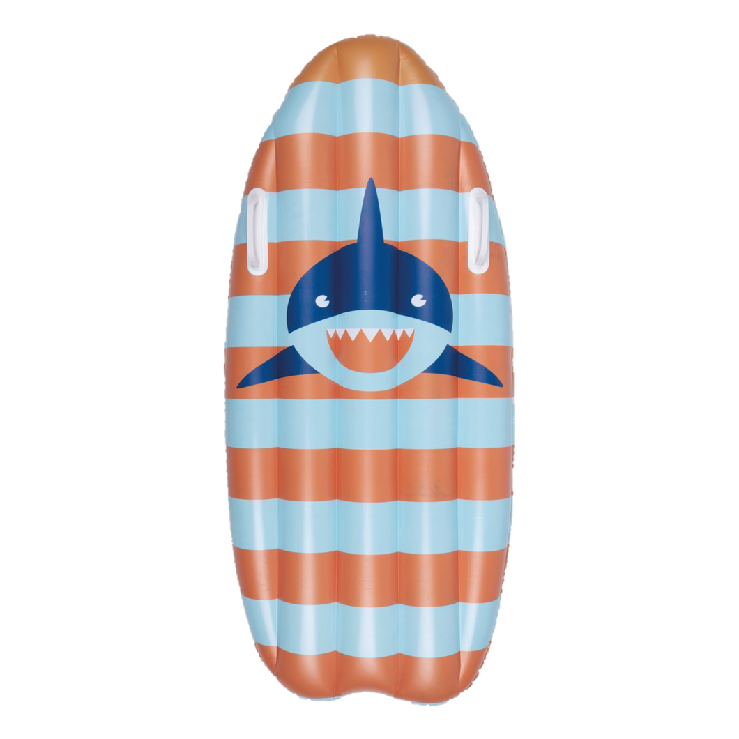 Shark Striperd Luxe inflatable Surfboard 120 cm with handles - By Swim Essentials