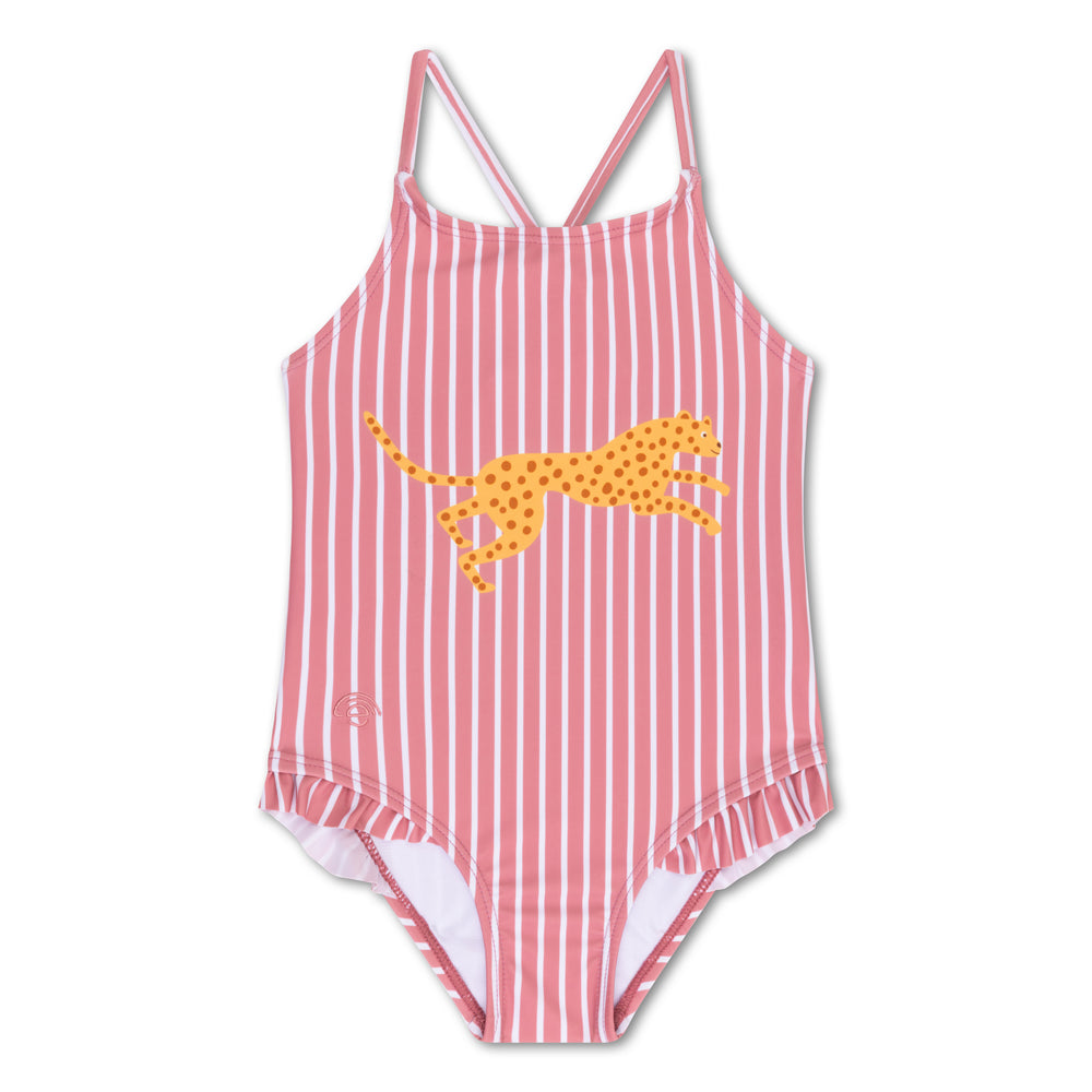 Boldlines Red - Swimsuit by Swim Essentials