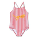 Boldlines Red - Swimsuit by Swim Essentials