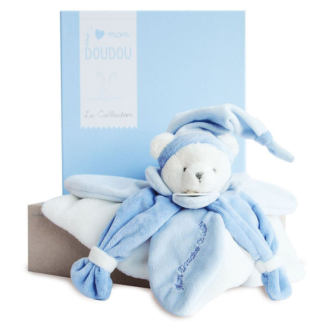 Comforter bear blue 24 cm by Doudou et Compagnie