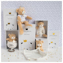 Prince bear dummy holder 15 cm by Doudou et Compagnie