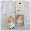 Prince bear dummy holder 15 cm by Doudou et Compagnie