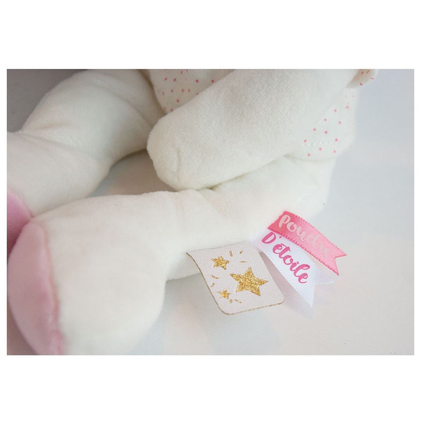 Star bunny  25 cm pink by Doudou et Compagnie