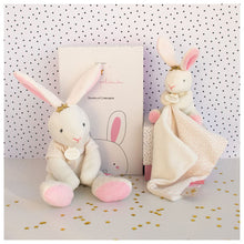Load image into Gallery viewer, Star bunny  25 cm pink by Doudou et Compagnie
