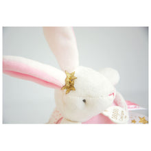 Load image into Gallery viewer, Star bunny music toy pink 14 cm by Doudou et Compagnie
