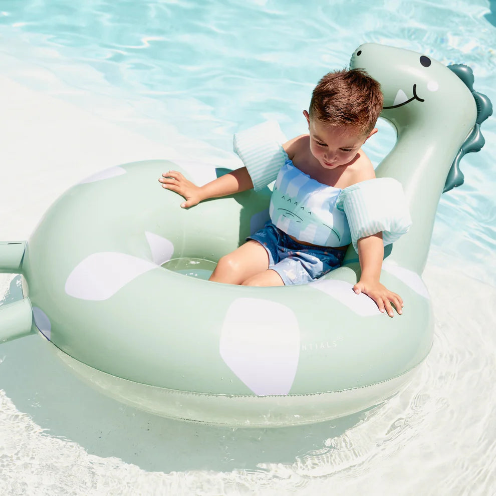 Dino Green Swimring 95 cm - By Swim Essentials