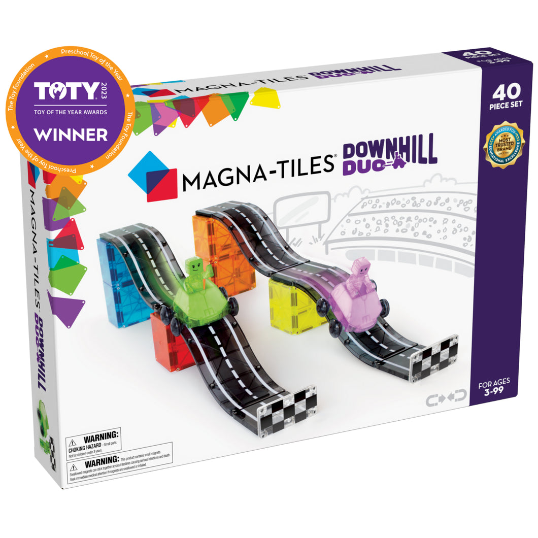 Downhill Duo 40-Piece Set by Magna-tiles