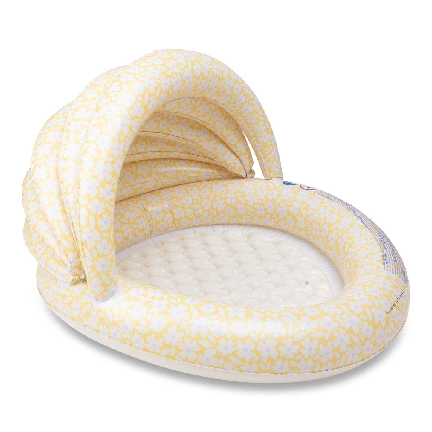 Florish Yellow Canopy Children's Pool - Inflatable Bottom By Swim Essentials