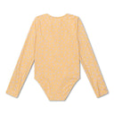 Florish Yellow - Swimsuit Girls Long Sleeves by Swim Essentials