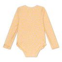Florish Yellow - Swimsuit Girls Long Sleeves by Swim Essentials