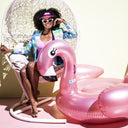 Rose Gold Flamingo - Ride-On Float - 150 cm by Swim Essentials