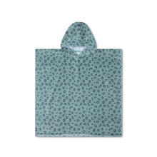 Load image into Gallery viewer, Green Leopard Print  Poncho 65 x 65 cm by Swim Essentials
