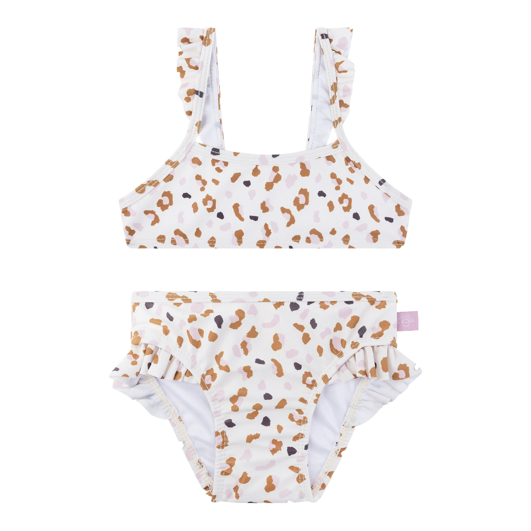 Khaki leopard print Bikini swimsuit by Swim Essentials