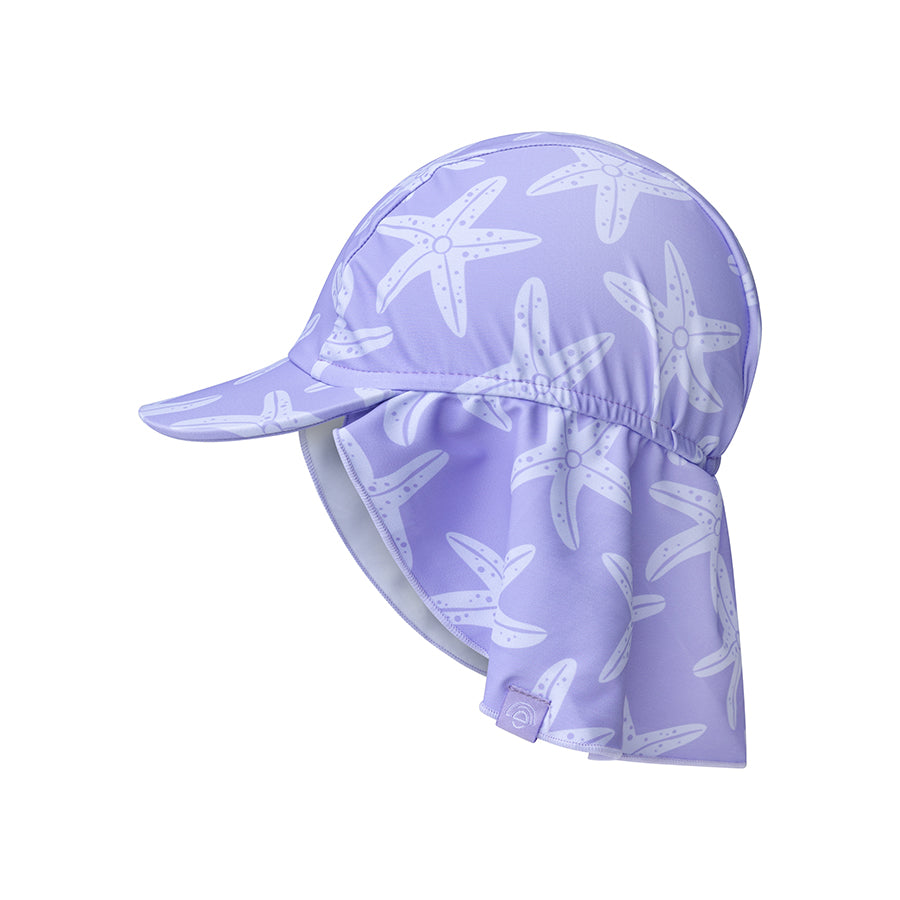 Lila Sea Stars Baby Sun Swim Hat by Swim Essentials
