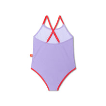 Load image into Gallery viewer, Purple print Swimsuit by Swim Essentials
