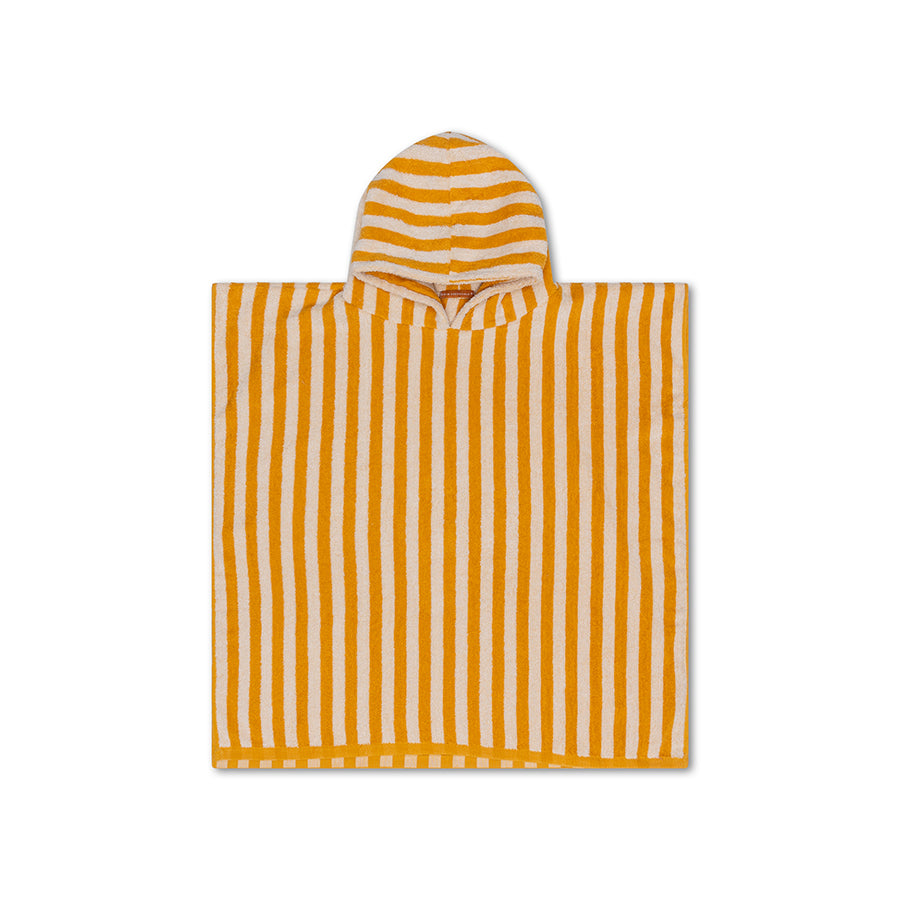 Yellow Striped Print  Poncho 65 x 65 cm by Swim Essentials
