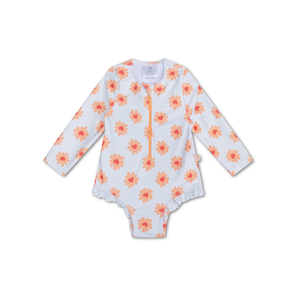 Flower Hearts - Swimsuit Girls Long Sleeves by Swim Essentials