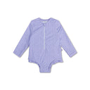 Lila leopard - Swimsuit Girls Long Sleeves by Swim Essentials