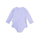 Lila leopard - Swimsuit Girls Long Sleeves by Swim Essentials