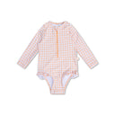 Apricot Orange - Swimsuit Girls Long Sleeves by Swim Essentials