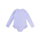 Lila leopard - Swimsuit Girls Long Sleeves by Swim Essentials